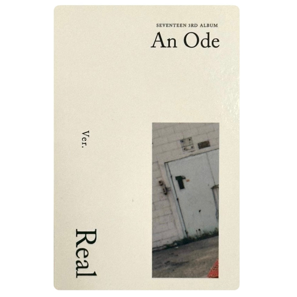 Seventeen Hoshi Photocard [An Ode (Real Ver.)]