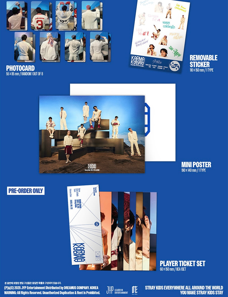 STRAY KIDS - 4집 KARMA [CEREMONY VER. / HOORAY VER.] – K-SEONG