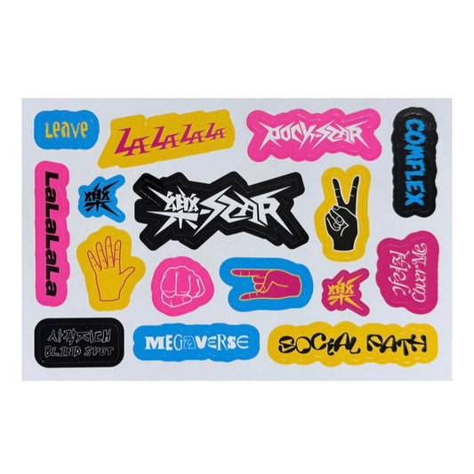 Stray Kids Official Stickers [Rock Star]