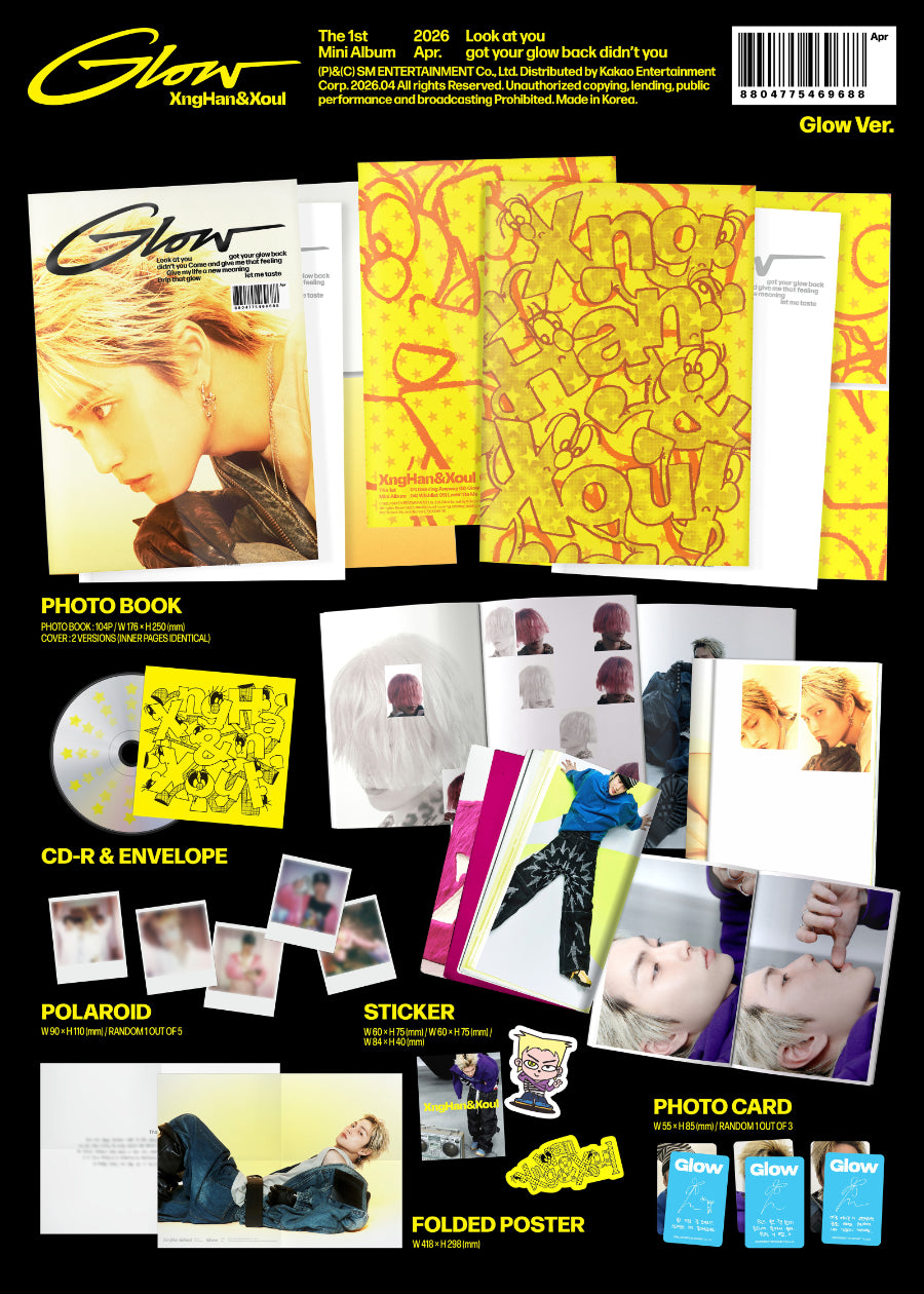 (EUROPE LUCKY DRAW EVENT) XNGHAN&XOUL - GLOW [GLOW VER.]