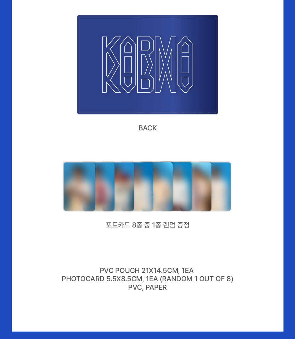 STRAY KIDS - [POP-UP STORE [KARMA] MD] PVC POUCH