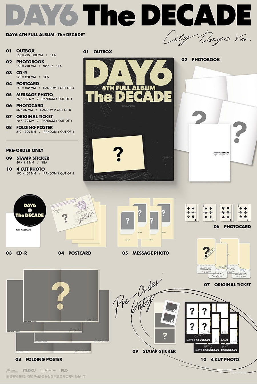 DAY6 - THE DECADE [RANDOM COVER]