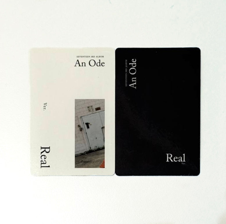 SEVENTEEN photocards [An Ode (Real ver.)]