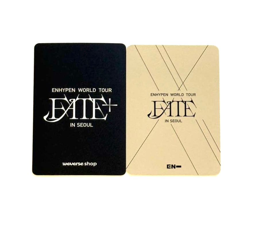 ENHYPEN photocards [World Tour:Fate in Seoul]