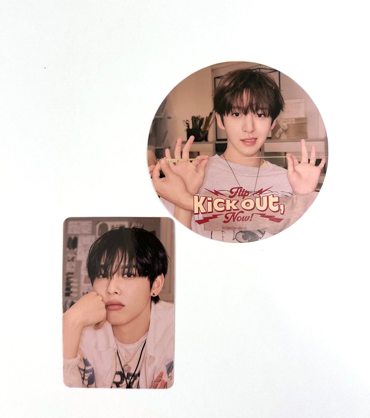KickFlip photocard & mini coaster [Kick Out,Flip Now!]
