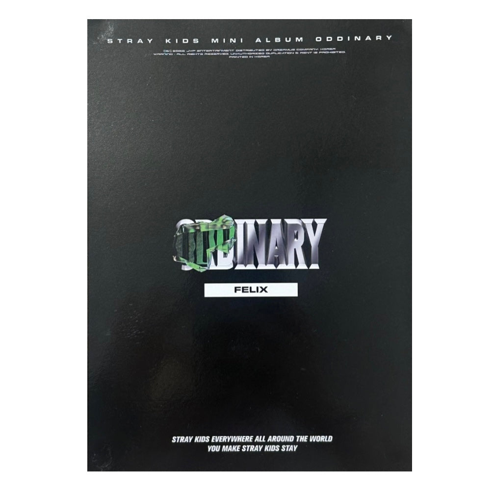 [USED] Stray Kids Felix Mini Poster [Oddinary]