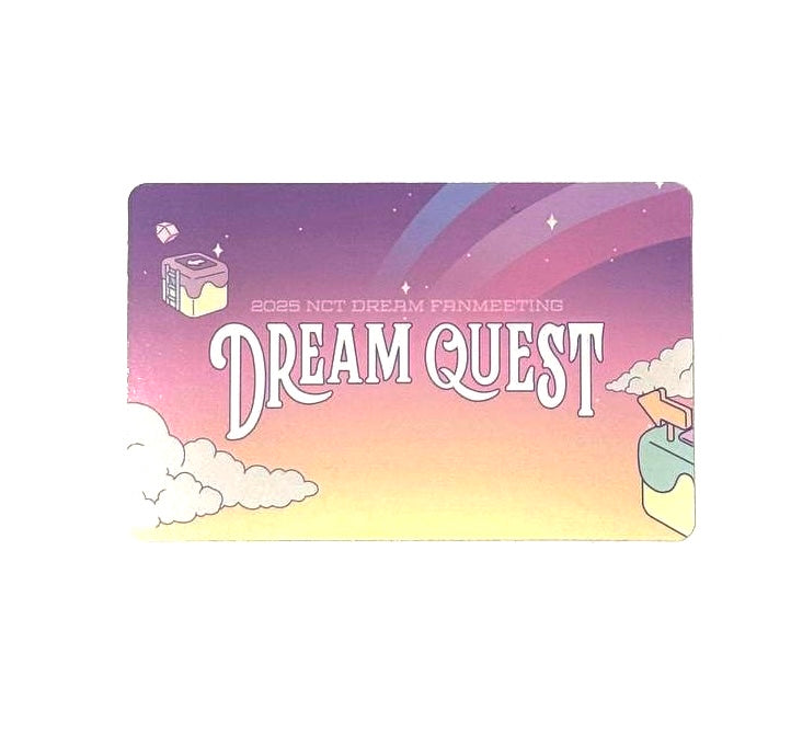 NCT Dream Group admission benefit photocard [2025 Fanmeeting : Dream Quest]