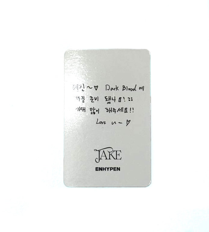 ENHYPEN Jake Showcase Limited photocard [Dark Blood]