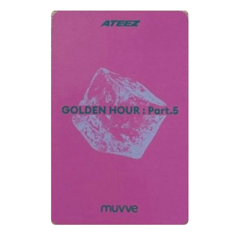 Ateez MUVVE POB Fotokartes [Golden Hour Part.5 ]