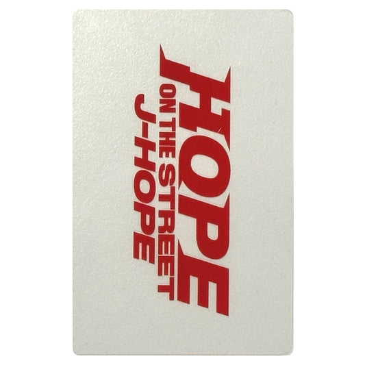 J-Hope (BTS) Caurspīdīgā Logo Fotokarte [Hope On The Street]