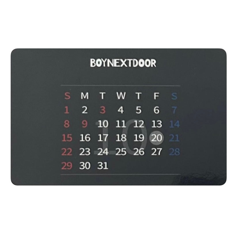 BoyNextDoor Music Korea POB Fotokartes [WHY]