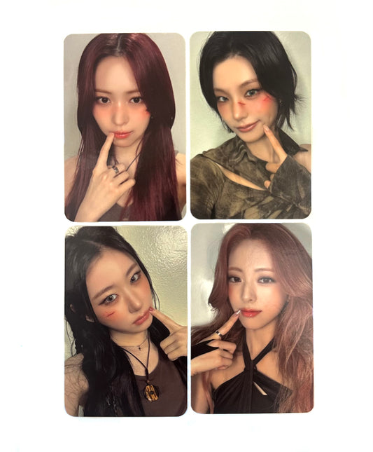 ITZY Music Korea POB photocards [Girls Will Be Girls]