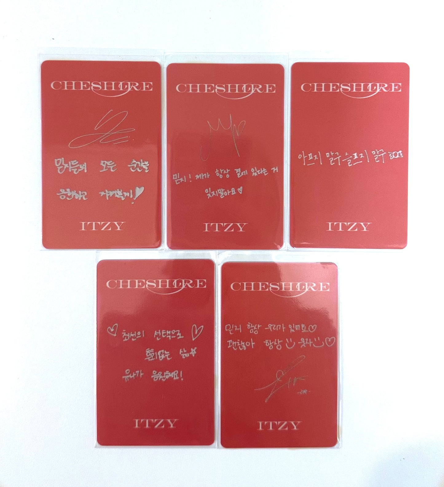 ITZY Music Korea Lucky Draw benefit photocards [Cheshire]