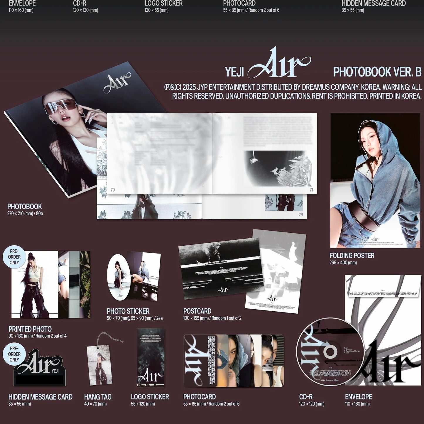 YEJI - AIR [PHOTOBOOK VER.]
