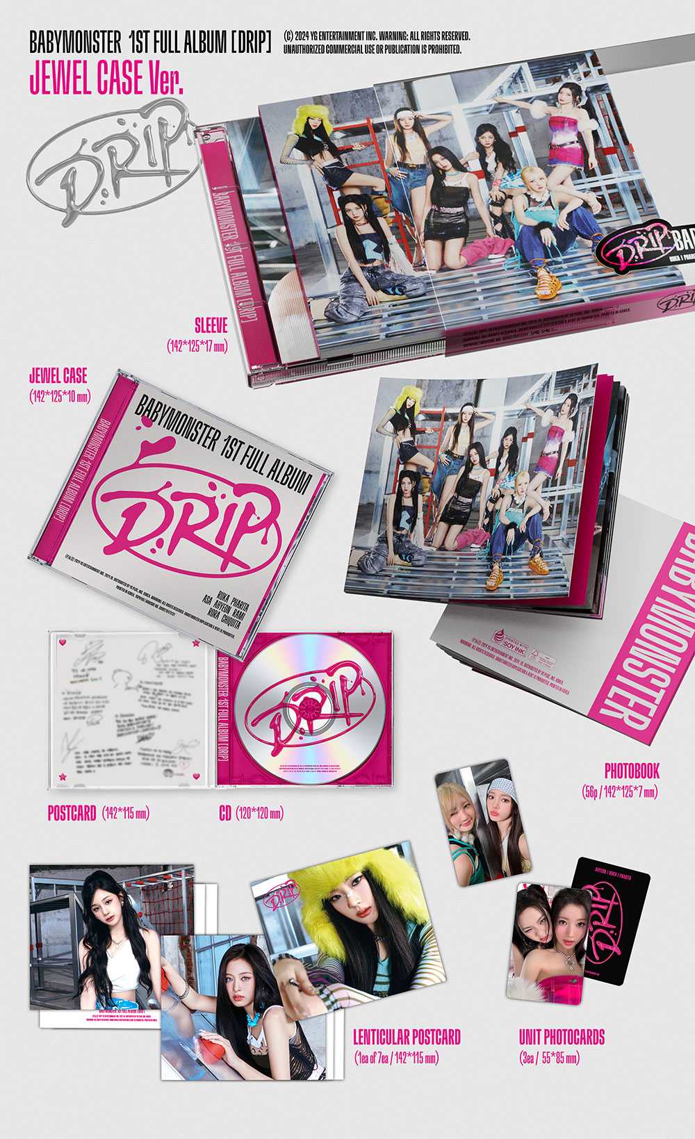BABYMONSTER - DRIP [JEWEL CASE VER.]