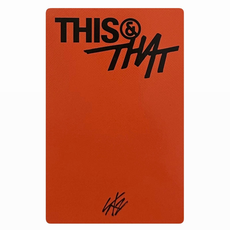 Stray Kids Music Plant POB Fotokartes [This & That]