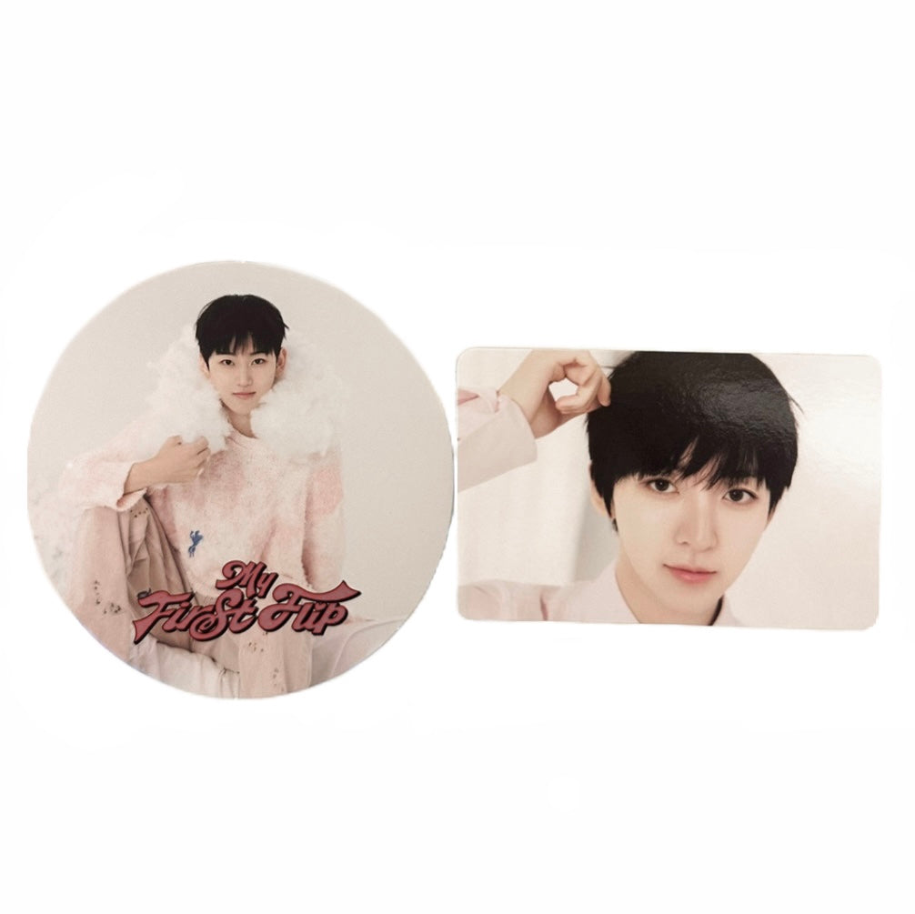 KickFlip Photocard & Mini Coaster [My First Flip]
