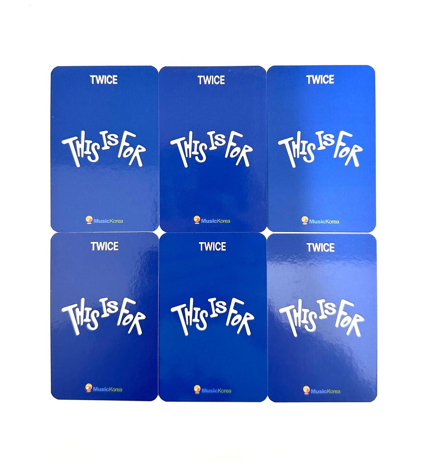 Twice Music Korea POB photocards [This is For]