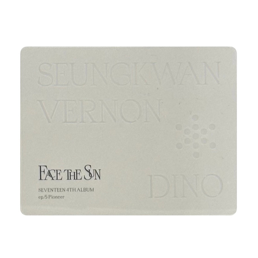 Seventeen Transparent Pet Card [Face The Sun]