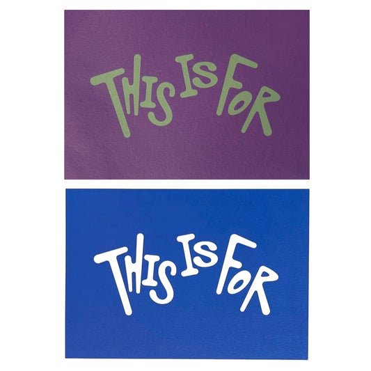 Twice Postcard [This Is For]