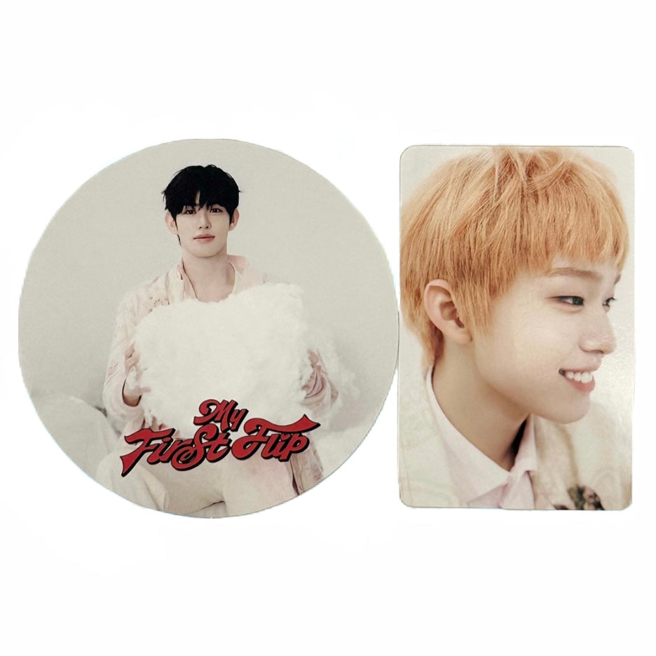 KickFlip Photocard & Mini Coaster [My First Flip]