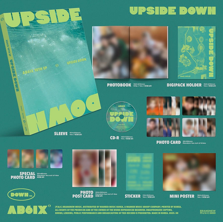 AB6IX - UPSIDE DOWN [PHOTOBOOK VER. - RANDOM COVER]