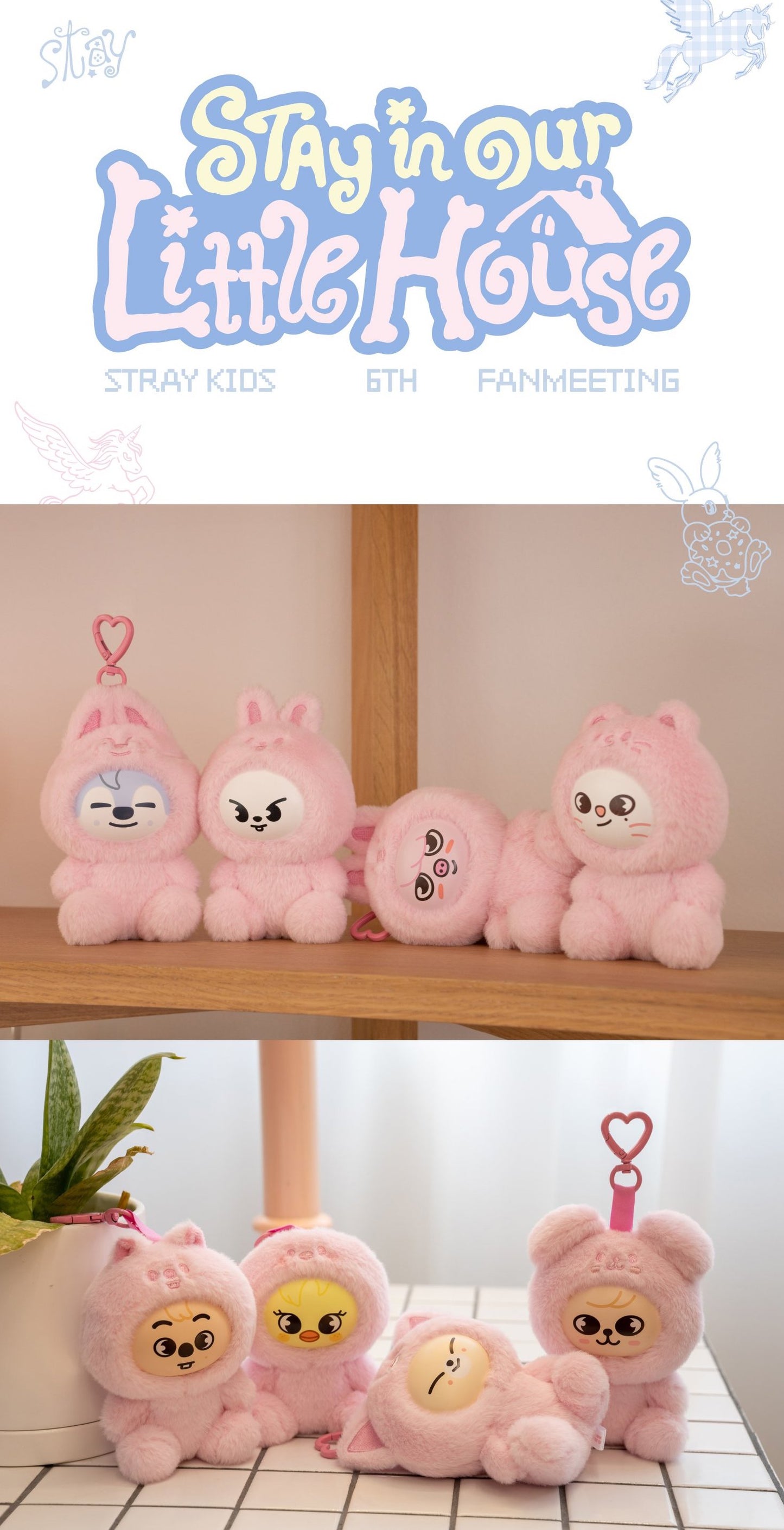 STRAY KIDS – SKZOO PLUSH TOY [6TH FANMEETING : STAY IN OUR LITTLE HOUSE]