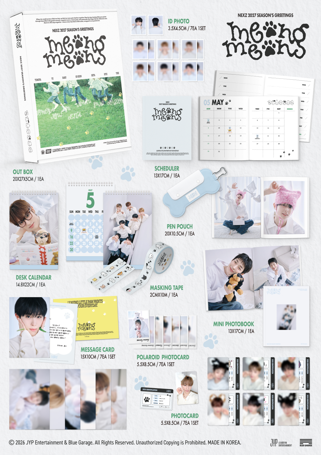 NEXZ 2027 SEASON'S GREETINGS [MEONG MEONG]