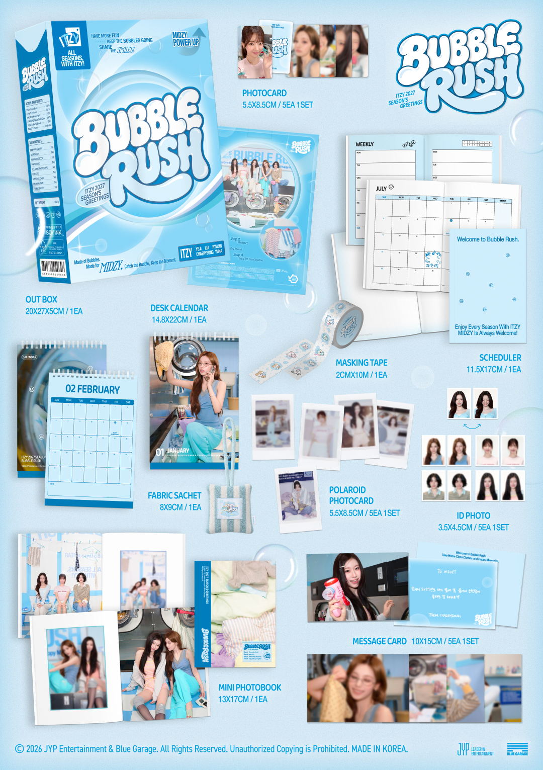 ITZY - 2027 SEASON'S GREETINGS [BUBBLE RUSH]