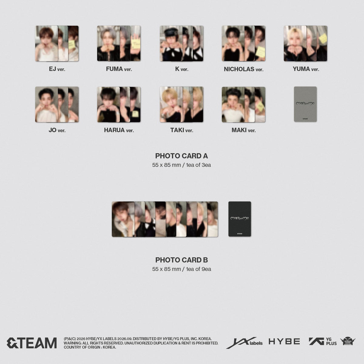 &TEAM - MARK ON ME [SOLO VER.]