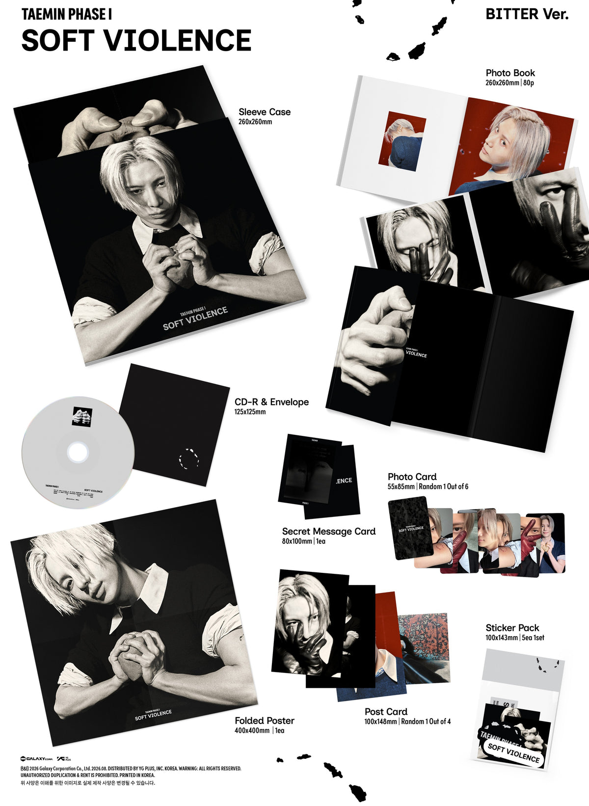 TAEMIN (SHINEE) - PHASE 1 : SOFT VIOLENCE
