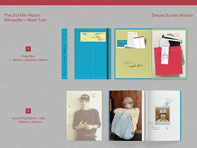 (SIGNED)MARK TUAN - SILHOUETTE [DELUXE VER. - RANDOM COVER] + K IDOL PHOTOCARD