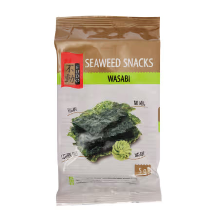 FUDO SEAWEED SNACKS WASABI FLAVOUR