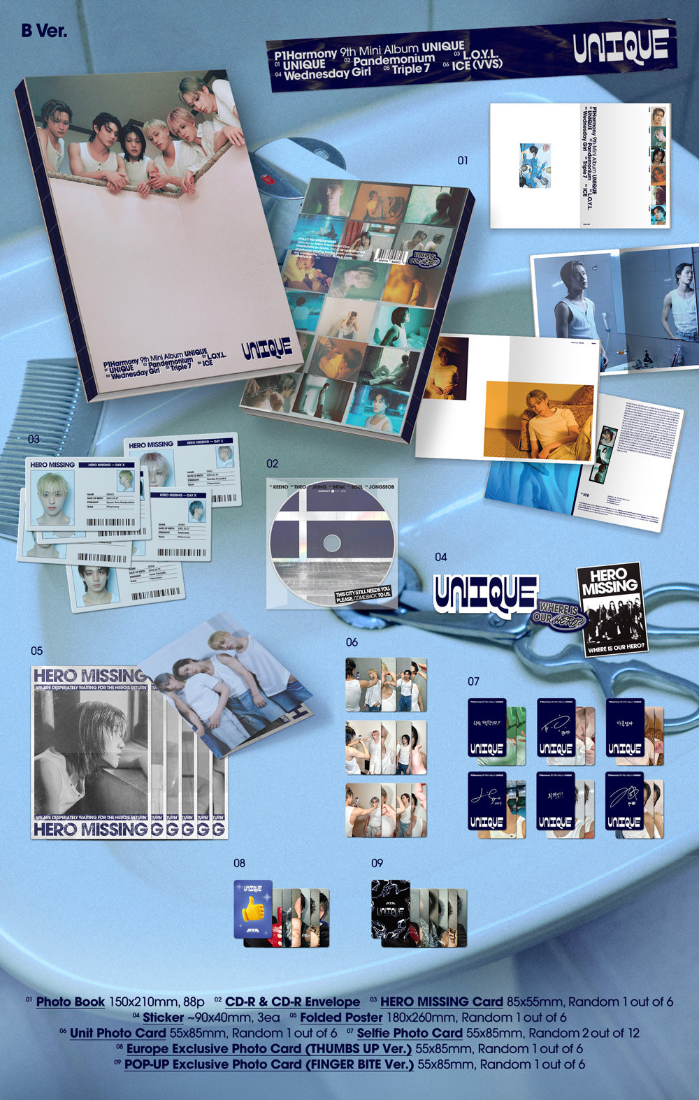 P1HARMONY - UNIQUE - EUROPE POP-UP EXCLUSIVE