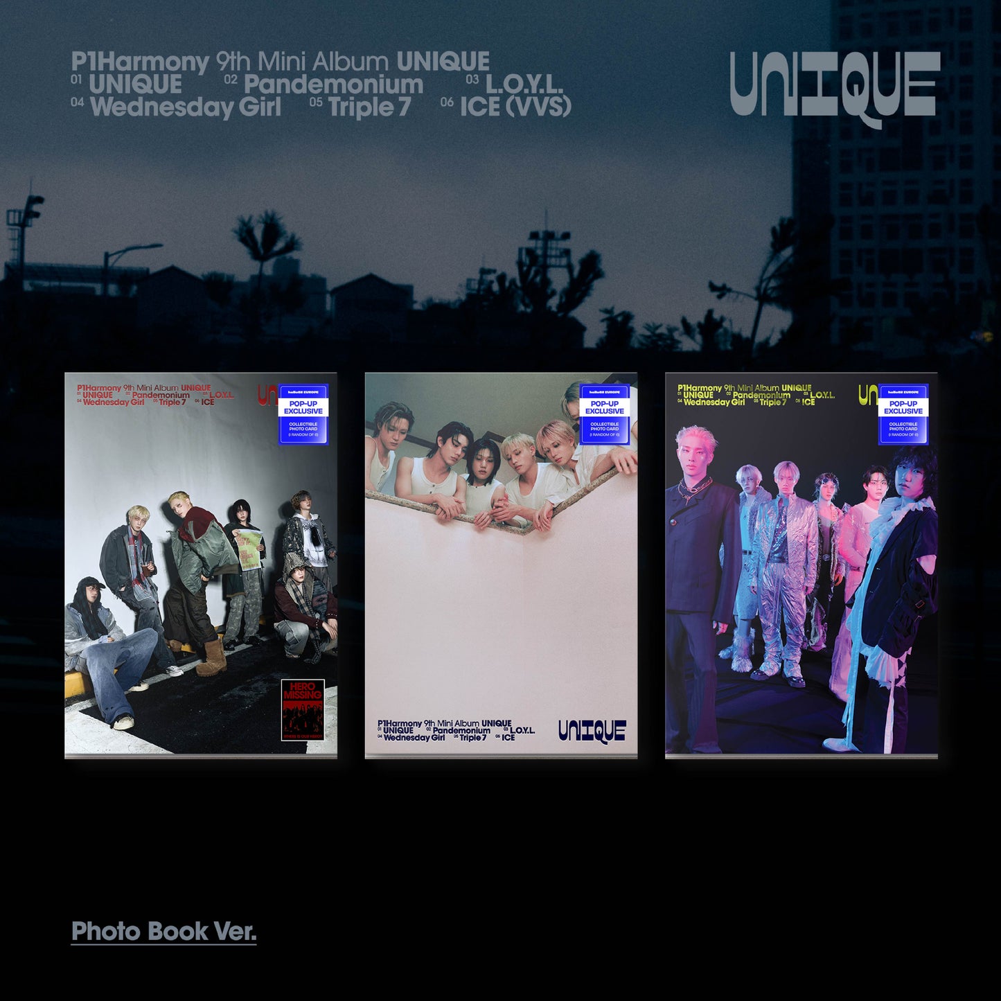 P1HARMONY - UNIQUE - EUROPE POP-UP EXCLUSIVE