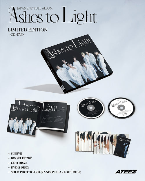 ASHES TO LIGHT [AR DVD, LIMITĒTĀ VERSIJA]