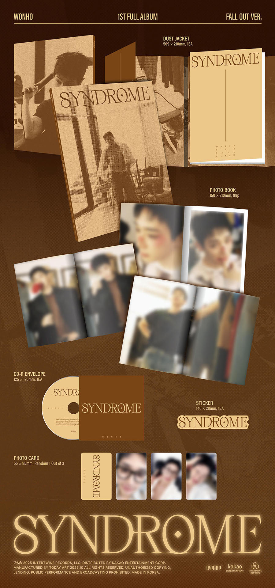 WONHO - SYNDROME [RANDOM COVER.]