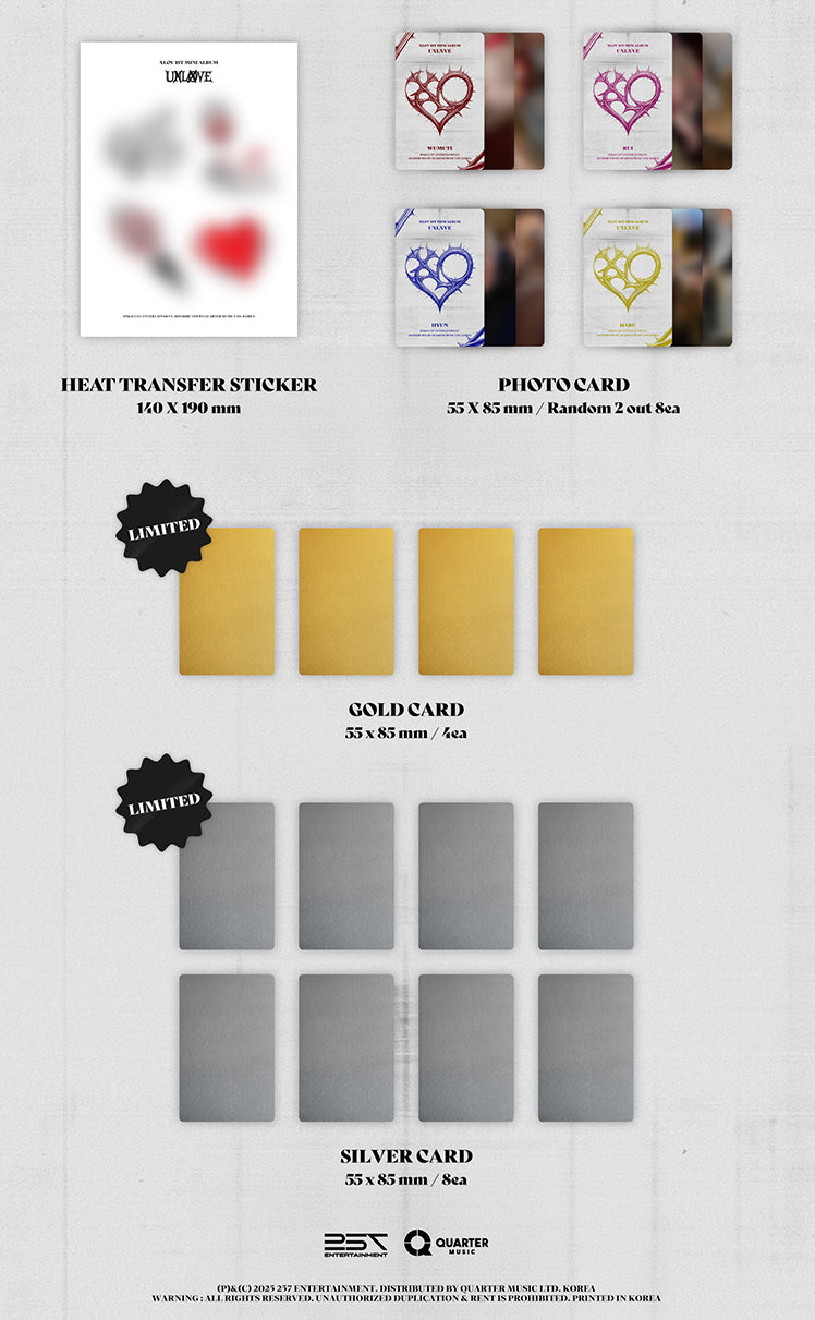 XLOV-UXLXVE + EUROPE SIGNED ALBUM EVENT