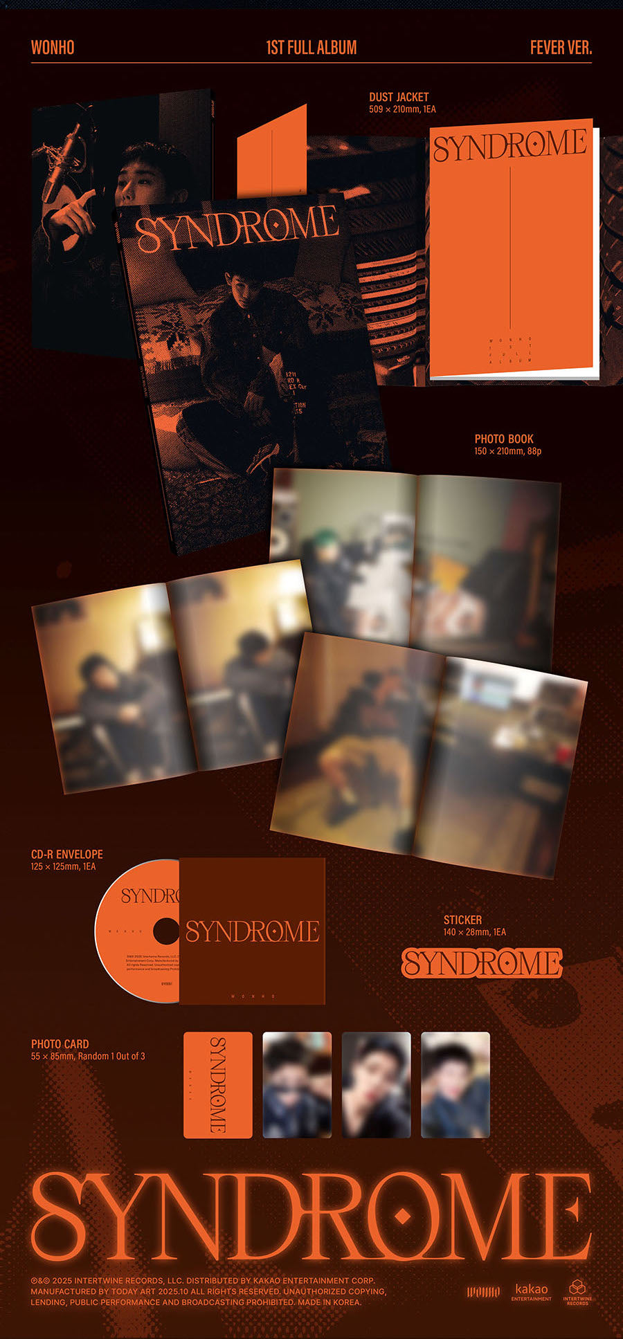 WONHO - SYNDROME [RANDOM COVER.]