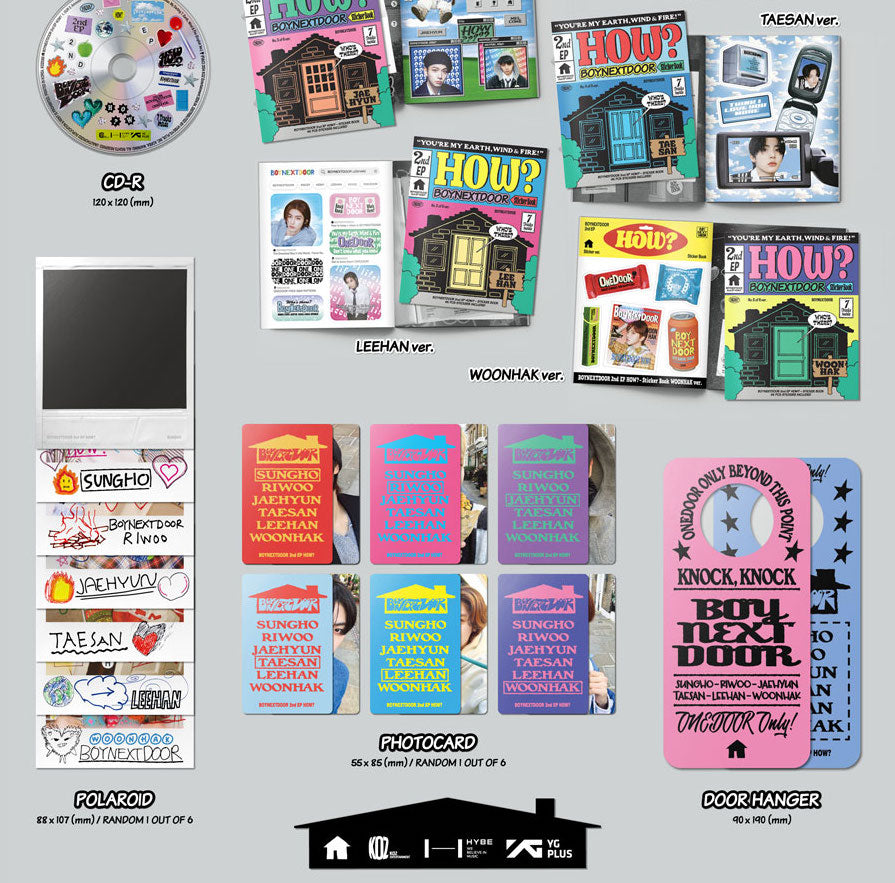 BOYNEXTDOOR - HOW? [STICKER VER.]