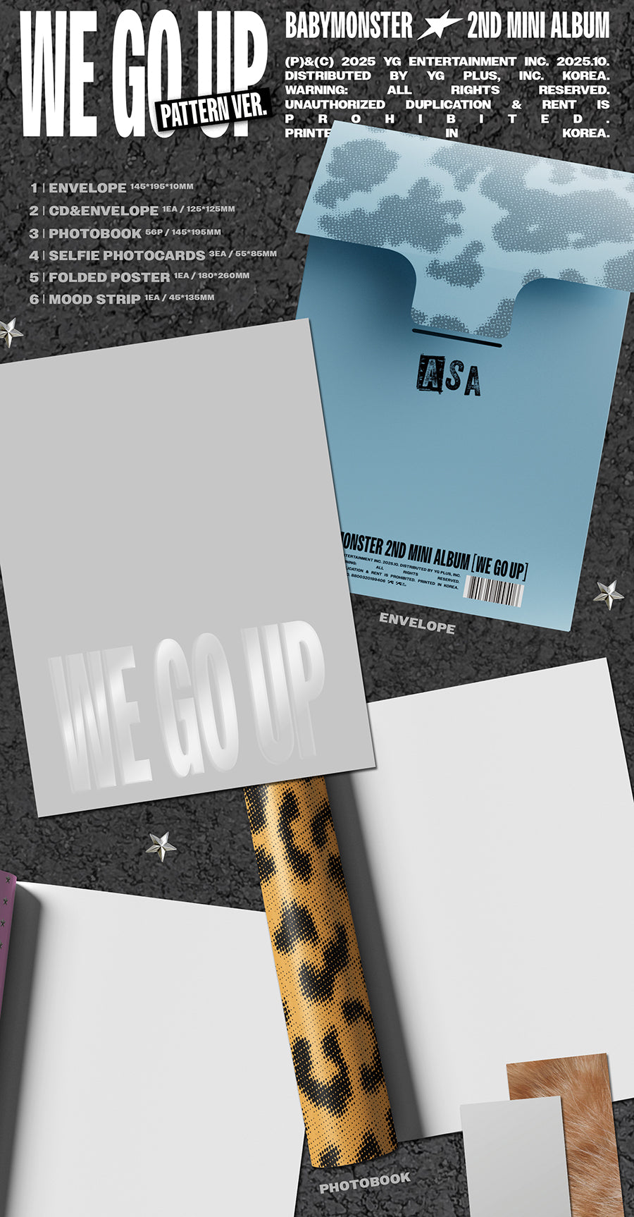 BABYMONSTER - WE GO UP [PATTERN VER.]