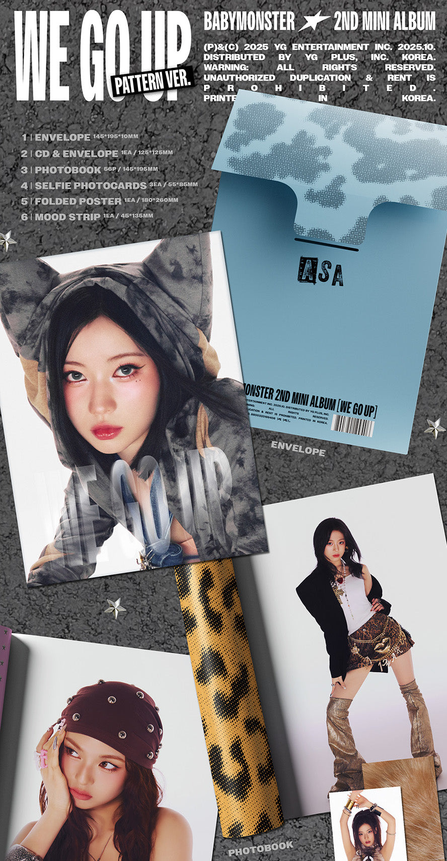 BABYMONSTER - WE GO UP [PATTERN VER.]