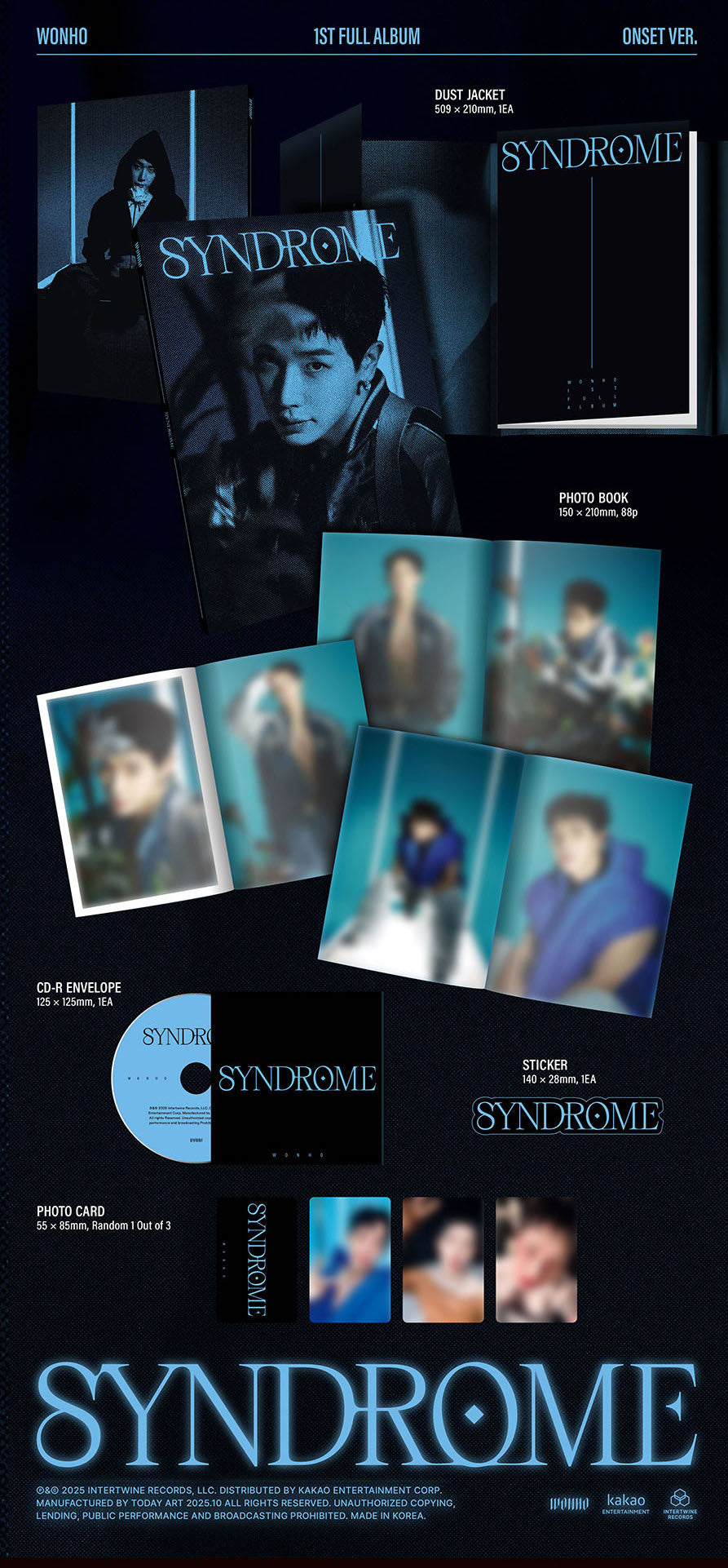 WONHO - SYNDROME [RANDOM COVER.]