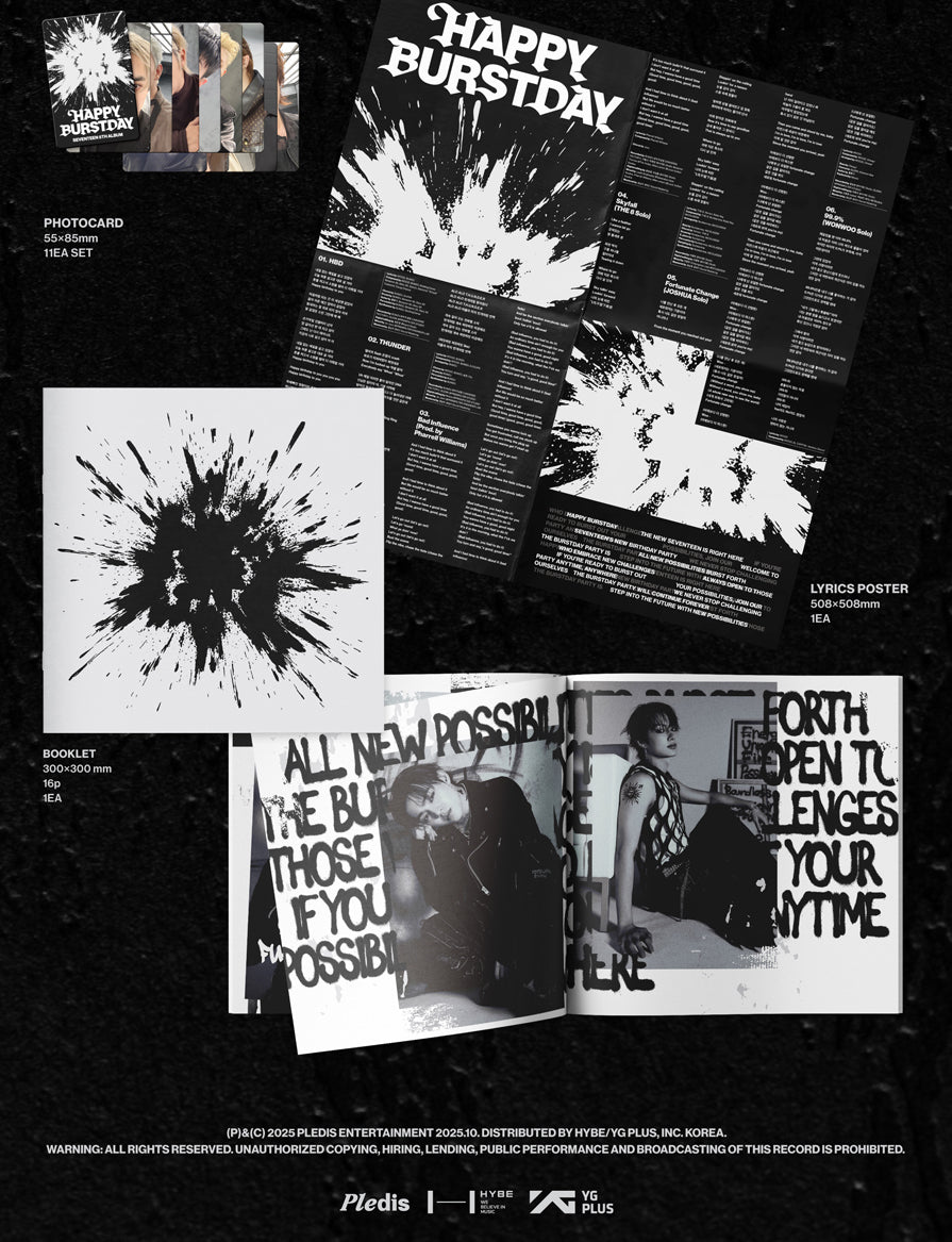 SEVENTEEN - HAPPY BURSTDAY [LP/VINYL]