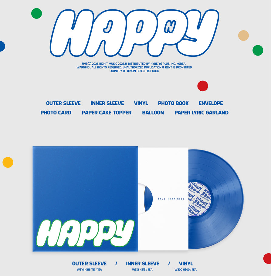 JIN - HAPPY [LP/VINILA PLATE]