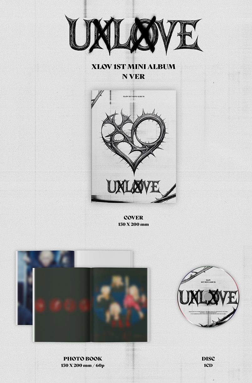 (GRUPAS AUTOGRĀFI) XLOV – UXLXVE – 1. MINI ALBUMS [NEJAUŠAIS VĀKS]