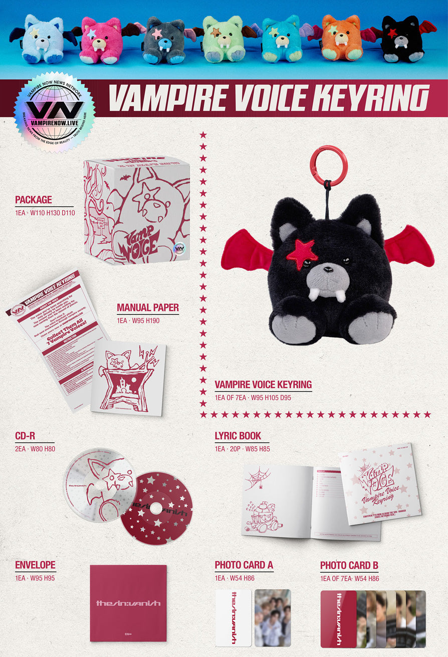 ENHYPEN - THE SIN : VANISH [VOICE KEYRING VER. - RANDOM COVER] – K