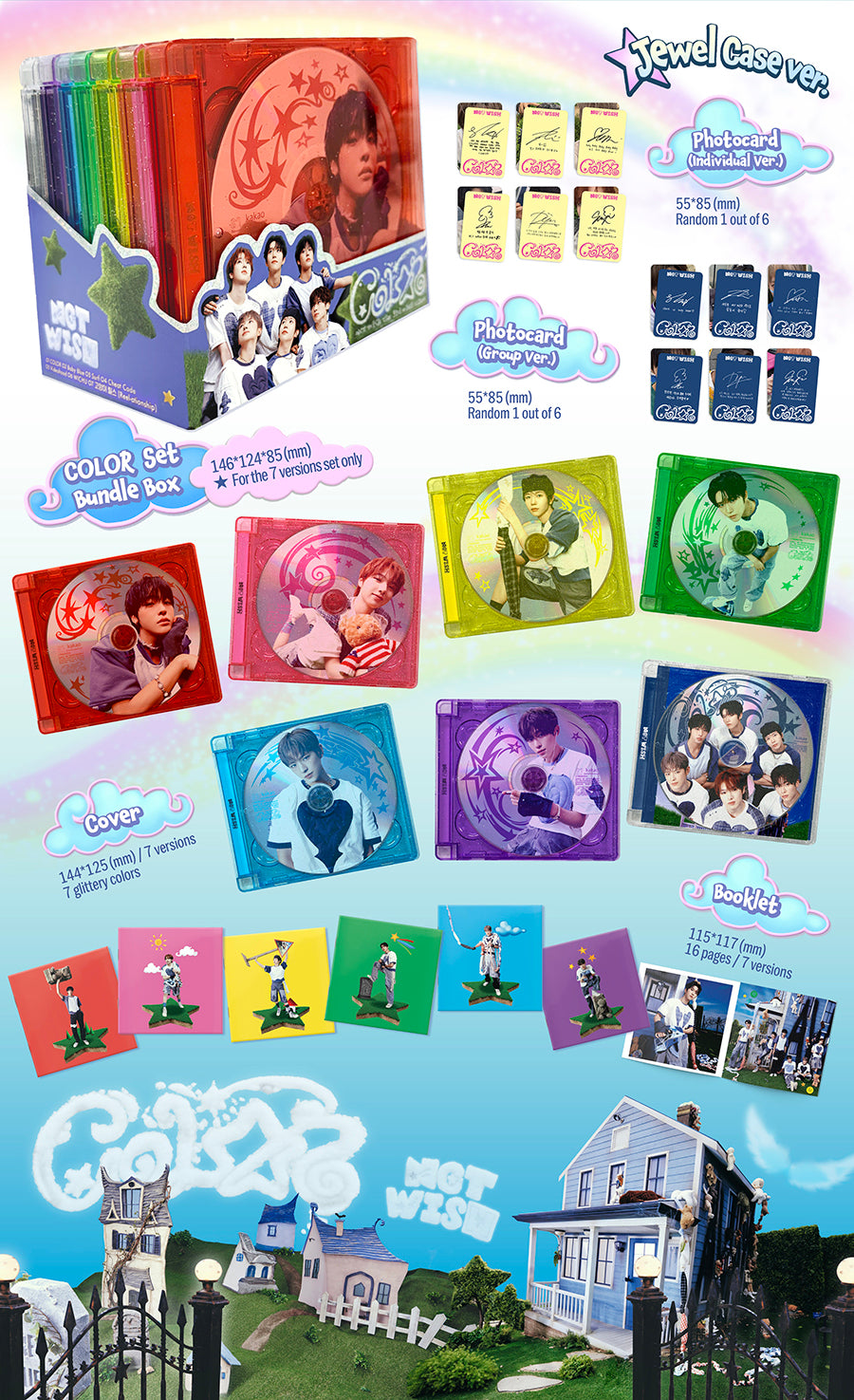 NCT WISH - COLOR [JEWEL CASE VER.]