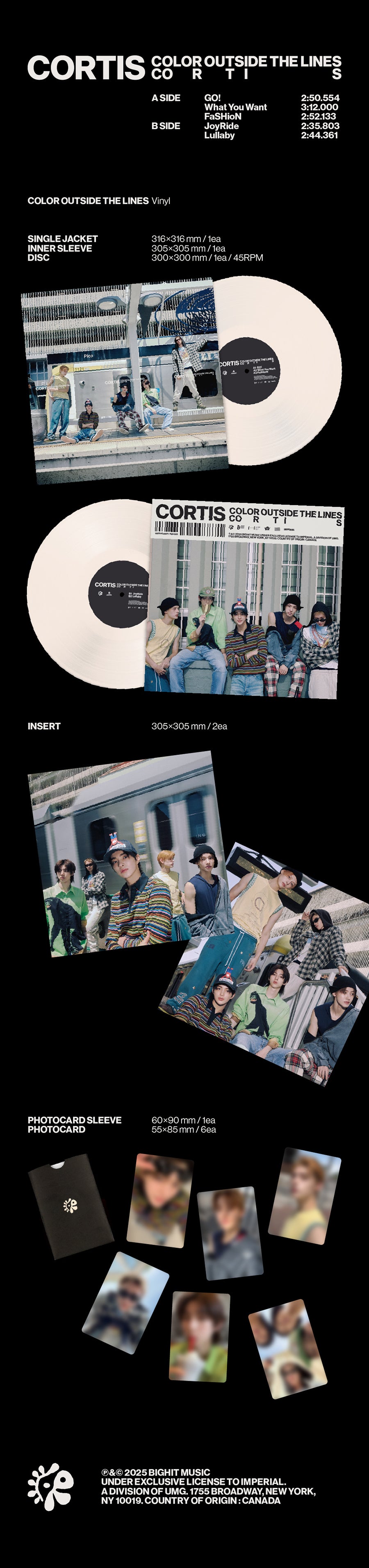 CORTIS - COLOR OUTSIDE THE LINES [LP/VINYL]