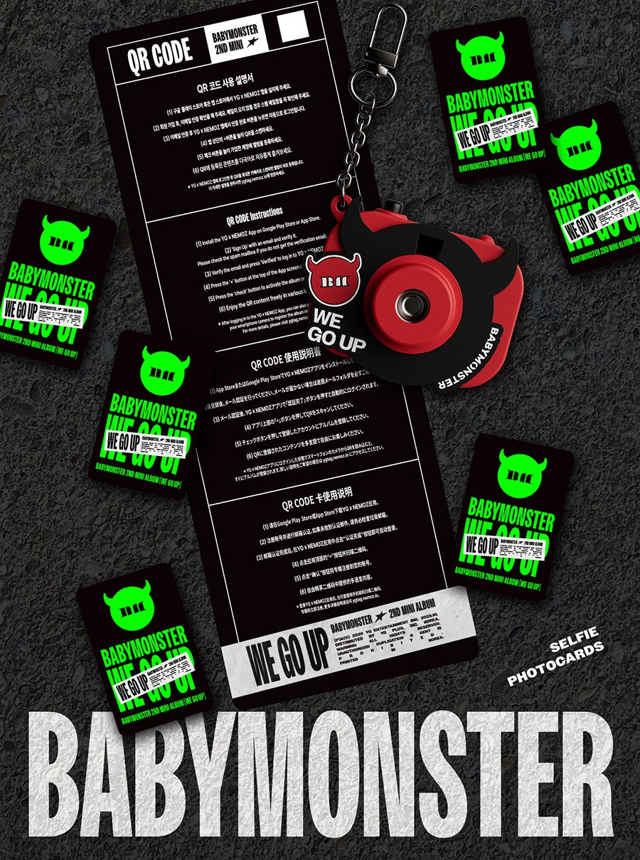 BABYMONSTER - WE GO UP [MINI BEAM KEYRING VER.]